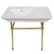Barclay Opulence Small Console with Brass Stand for "Him" 962WH