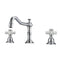 Barclay Roma Widespread Lavatory Faucet  with Porcelain Cross Handles LFW102