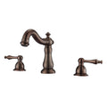 Barclay Aldora Widespread Lavatory Faucet with Metal Lever Handles LFW104