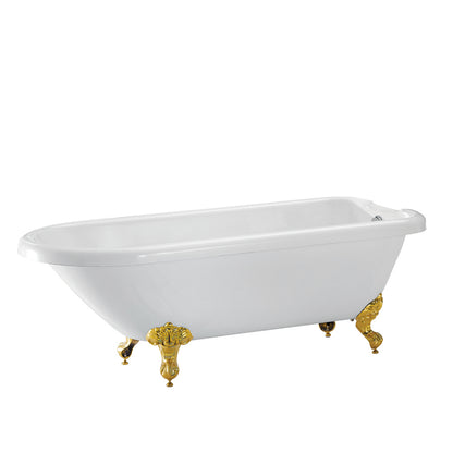 Beaumont 70" Acryic Roll Top Tub