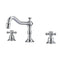 Barclay Roma Widespread Lavatory Faucet  with Button Cross Handles LFW102