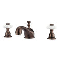 Barclay Marsala Widespread Lavatory Faucet with Porcelain Cross Handles LFW100