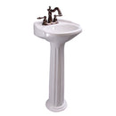 Barclay Silvi 15" Pedestal Lavatory 3