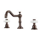 Barclay Roma Widespread Lavatory Faucet  with Porcelain Cross Handles LFW102