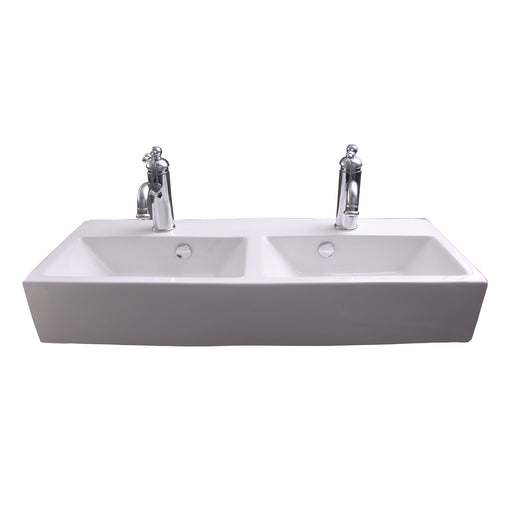 Barclay Winfield Double Bowl Wall-Hung Basin 4