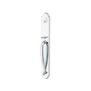 Emtek 4314 Wilmington Full Plate Single Cylinder Keyed Entry Door Handleset - Stellar Hardware and Bath 