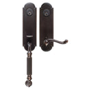 Emtek 4321 Orleans Double Cylinder Keyed Entry Designer Brass Handleset - Stellar Hardware and Bath 