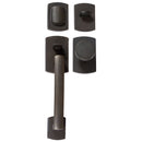 Emtek 451721 Ridgemont Single Cylinder Keyed Entry Rustic Modern Bronze Handleset - Stellar Hardware and Bath 