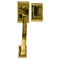 Emtek 4807 Ares Dummy Door Handleset from the Brass Modern Series - Stellar Hardware and Bath 