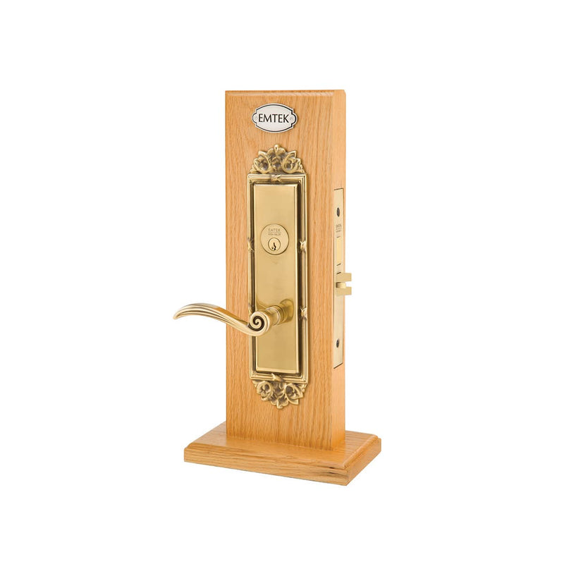 Emtek 3107 Regency Style UL Mortise Dummy Entry Set from the Designer Brass Collection - Stellar Hardware and Bath 