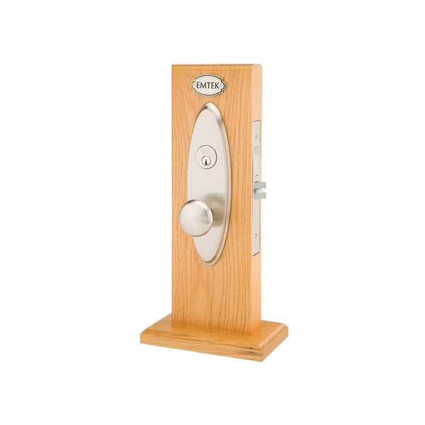 Emtek 3502 Memphis Style Single Cylinder Panic Proof UL Mortise Entry Set from the Classic Brass Collection - Stellar Hardware and Bath 