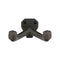 Emtek 2707 Tuscany Bronze Double Hook - Stellar Hardware and Bath 