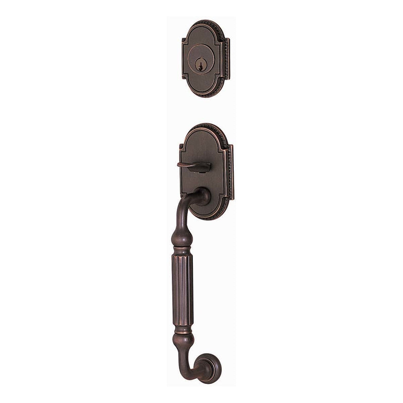 Emtek 4300 Knoxville Dummy Designer Brass Handleset - Stellar Hardware and Bath 