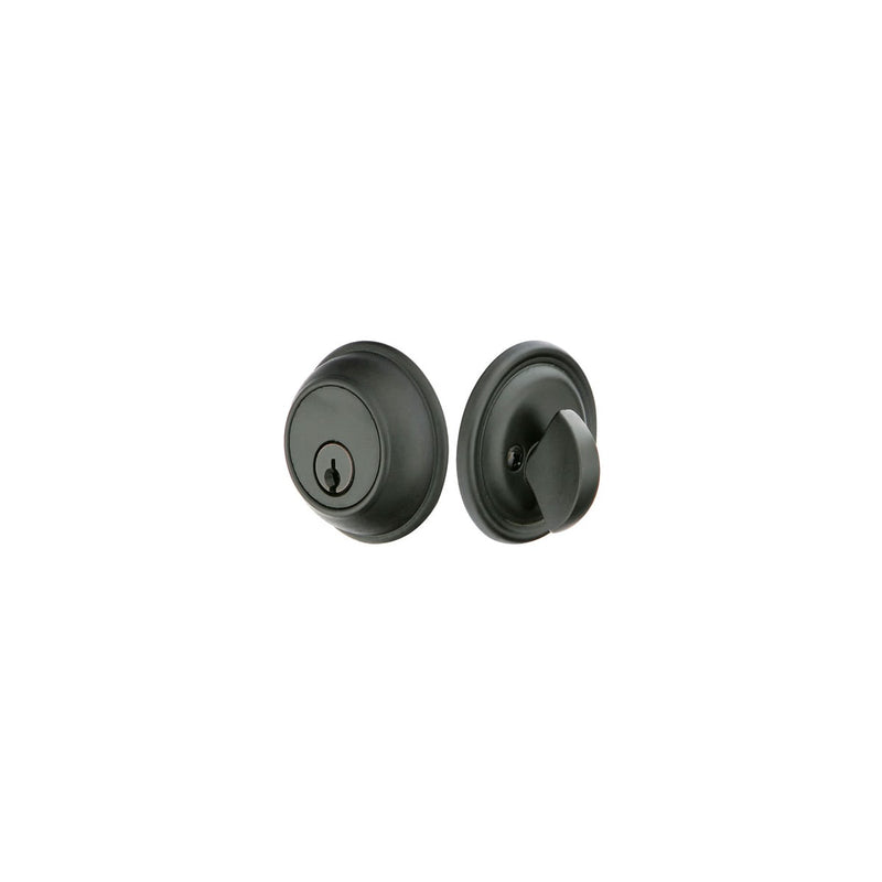 Emtek 8471 Tuscany Bronze Single Cylinder Keyed Entry Deadbolt - Stellar Hardware and Bath 