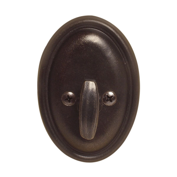 Emtek 8573 #14 Style Tuscany Bronze One-Sided Deadbolt - Stellar Hardware and Bath 