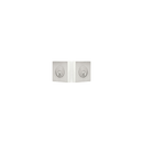 Emtek S50023SSSquare Double Cylinder Stainless Steel Deadbolt - Stellar Hardware and Bath 