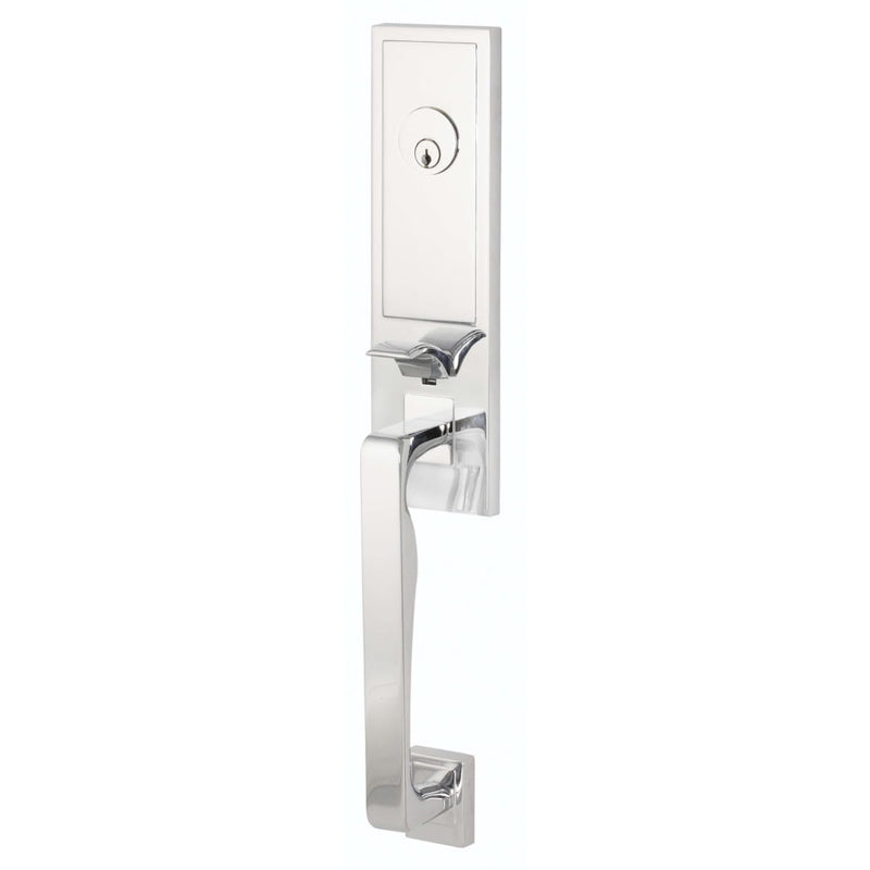 Emtek  4804 Zeus - DISCONTINUED WITH INVENTORY Dummy Door Handleset from the Brass Modern Series - Stellar Hardware and Bath 