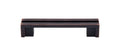 Top Knobs Flat Rail Pull 3 1/2 Inch - Stellar Hardware and Bath 