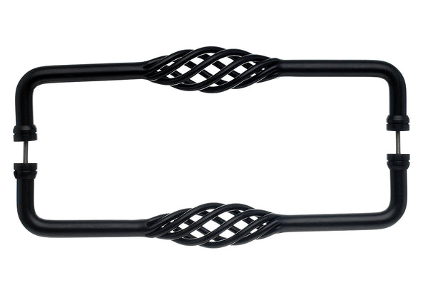 Top Knobs Birdcage Door Pull Back to Back 12 Inch - Stellar Hardware and Bath 