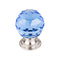 Top Knobs Blue Crystal Knob 1 1/8 Inch  Base - Stellar Hardware and Bath 
