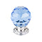 Top Knobs Blue Crystal Knob 1 1/8 Inch  Base - Stellar Hardware and Bath 