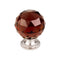 Top Knobs Wine Crystal Knob 1 3/8 Inch  Base - Stellar Hardware and Bath 