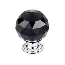 Top Knobs  Crystal Knob 1 3/8 Inch  Base - Stellar Hardware and Bath 