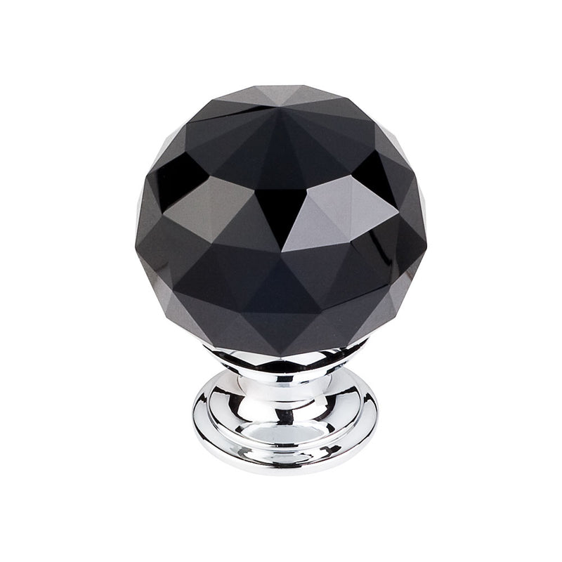 Top Knobs  Crystal Knob 1 3/8 Inch  Base - Stellar Hardware and Bath 