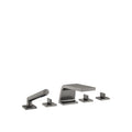 CL.1 Five hole tub set for deck-mounted tub installation with diverter - Stellar Hardware and Bath 