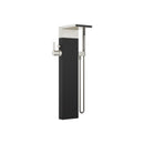 MEM Single-lever tub mixer with cascade spout for freestanding installation with hand shower set - Stellar Hardware and Bath 