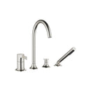 VAIA Deck-mounted tub mixer, with hand shower set for deck-mounted tub installation - Stellar Hardware and Bath 