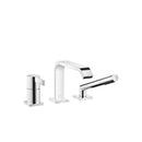 Imo Three-hole single-lever tub mixer for deck-mounted tub installation - Stellar Hardware and Bath 