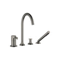 VAIA Deck-mounted tub mixer, with hand shower set for deck-mounted tub installation - Stellar Hardware and Bath 