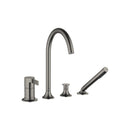 VAIA Deck-mounted tub mixer, with hand shower set for deck-mounted tub installation - Stellar Hardware and Bath 