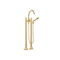 VAIA Two-hole tub mixer for freestanding installation with hand shower set - Stellar Hardware and Bath 