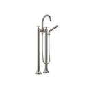VAIA Two-hole tub mixer for freestanding installation with hand shower set - Stellar Hardware and Bath 