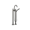 VAIA Two-hole tub mixer for freestanding installation with hand shower set - Stellar Hardware and Bath 