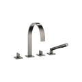 MEM Deck-mounted tub mixer, with hand shower set for deck-mounted tub installation - Stellar Hardware and Bath 