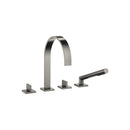 MEM Deck-mounted tub mixer, with hand shower set for deck-mounted tub installation - Stellar Hardware and Bath 
