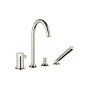 VAIA Deck-mounted tub mixer, with hand shower set for deck-mounted tub installation - Stellar Hardware and Bath 