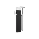 MEM Single-lever tub mixer with cascade spout for freestanding installation with hand shower set - Stellar Hardware and Bath 