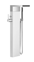 MEM Single-lever tub mixer with cascade spout for freestanding installation with hand shower set - Stellar Hardware and Bath 