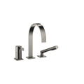 MEM Three-hole single-lever tub mixer for deck-mounted tub installation - Stellar Hardware and Bath 