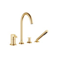 VAIA Deck-mounted tub mixer, with hand shower set for deck-mounted tub installation - Stellar Hardware and Bath 