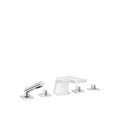 CL.1 Five hole tub set for deck-mounted tub installation with diverter - Stellar Hardware and Bath 