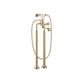 Madison Two-hole tub mixer for freestanding installation with hand shower set - Stellar Hardware and Bath 