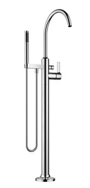 VAIA Single-lever tub mixer for freestanding installation with hand shower set - Stellar Hardware and Bath 