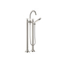 VAIA Two-hole tub mixer for freestanding installation with hand shower set - Stellar Hardware and Bath 