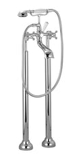 Madison Two-hole tub mixer for freestanding installation with hand shower set - Stellar Hardware and Bath 