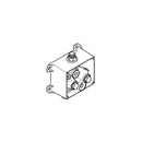 TouchFree eSET Touchfree Lavatory faucet with temperature adjustment for deck-mounted installation - Stellar Hardware and Bath 